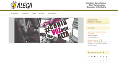 Desktop Screenshot of alega.org